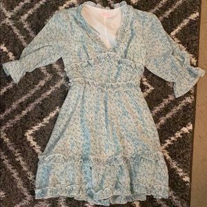 Floral Dress with Ruffle Details - never worn